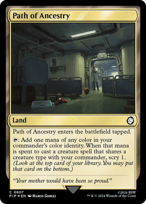 Path of Ancestry (Surge Foil) (PIP-807) - Fallout Foil