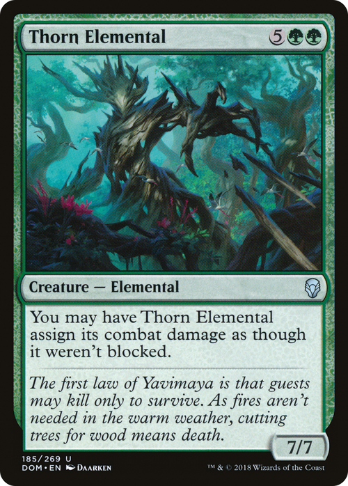 Thorn Elemental (DOM-185) - Dominaria Foil