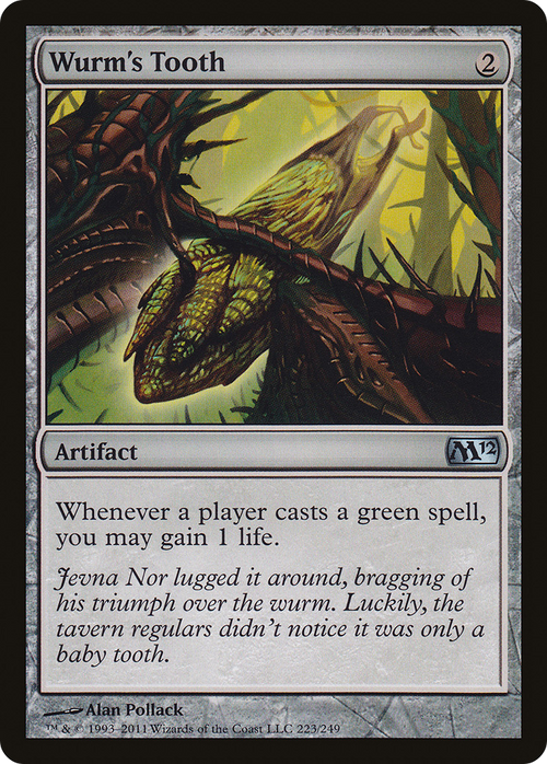 Wurm's Tooth (M12-223) - Magic 2012