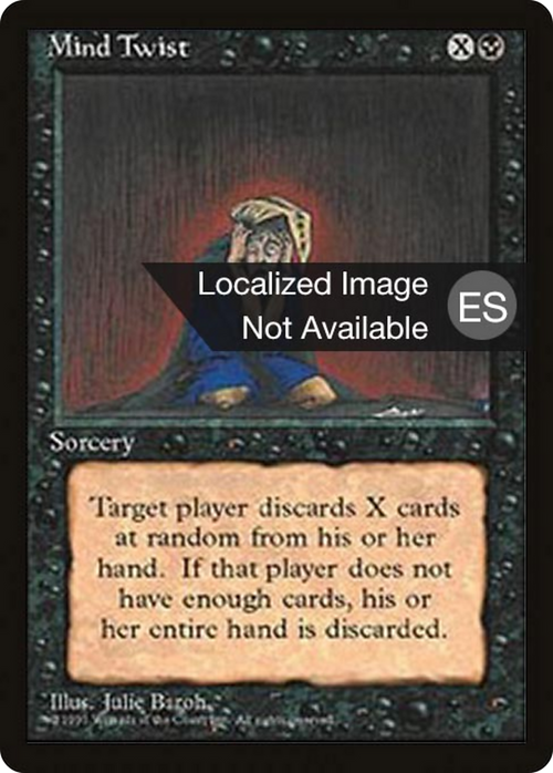 Mind Twist (4BB-031) - Fourth Edition Foreign Black Border