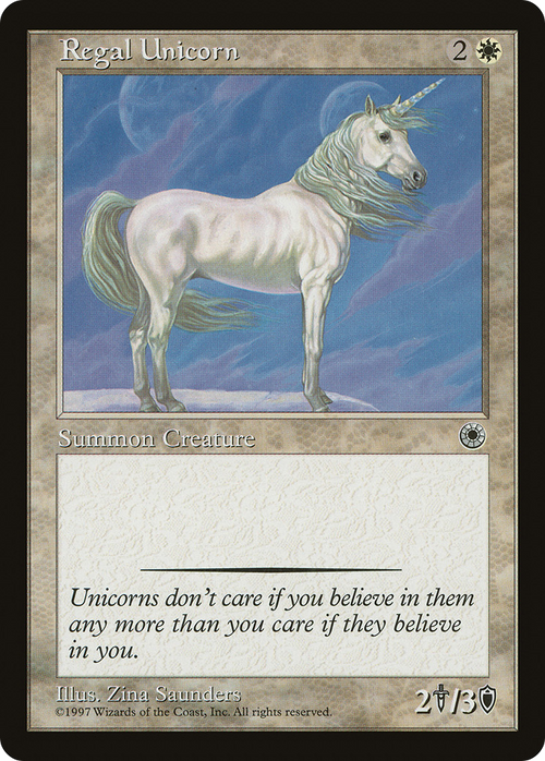 Regal Unicorn (POR-) - Portal