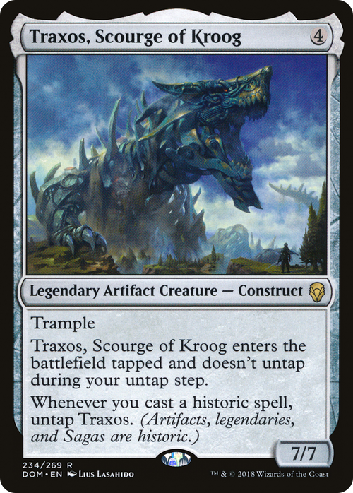 Traxos, Scourge of Kroog (DOM-234) - Dominaria Foil