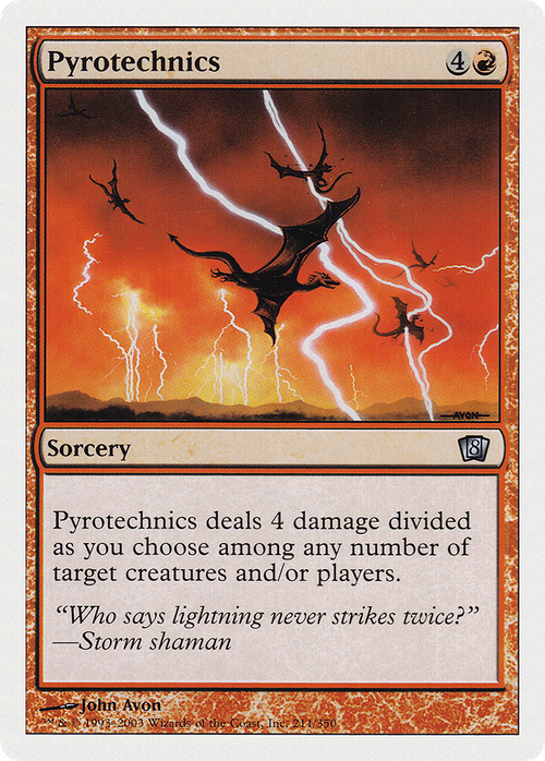 Pyrotechnics (8ED-211) - 8th Edition Foil