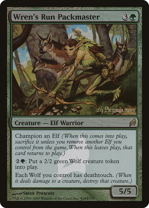 Wren's Run Packmaster (PRE-244) - Lorwyn Promos Foil