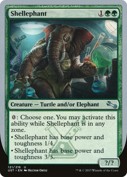 Shellephant (UST-121) - Unstable Foil