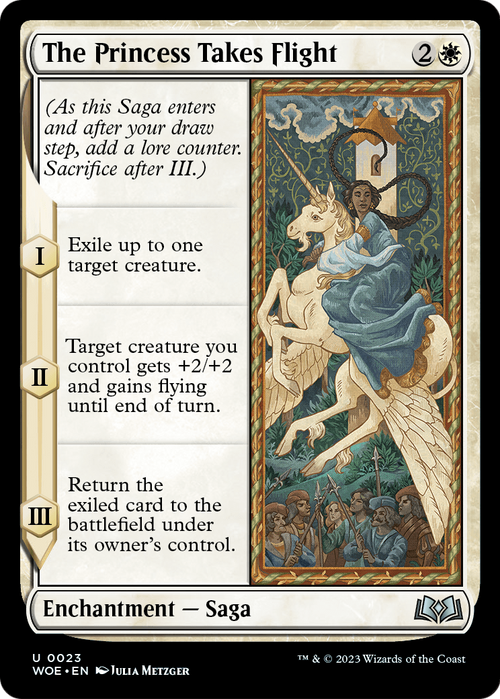 The Princess Takes Flight (WOE-023) - Wilds of Eldraine
