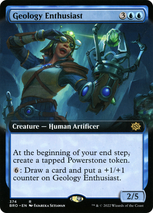 Geology Enthusiast (Extended Art) (BRO-374) - The Brothers' War: (Extended Art)