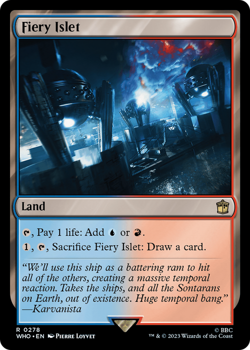 Fiery Islet (WHO-278) - Doctor Who Foil