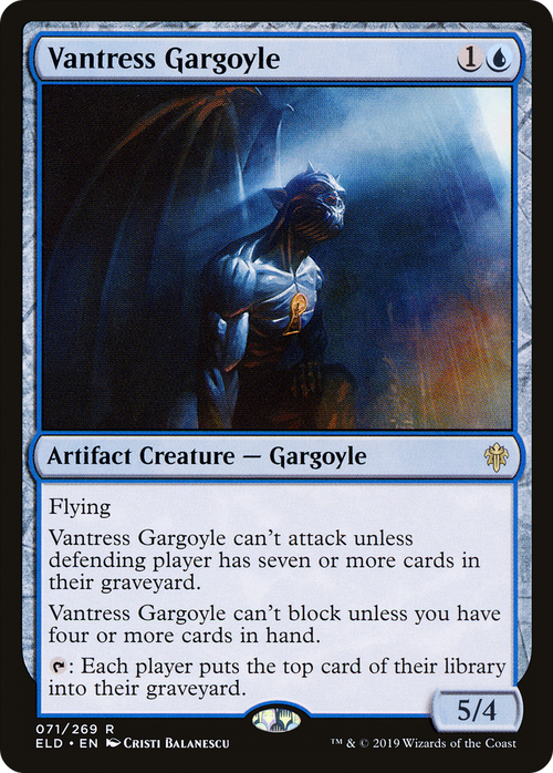 Vantress Gargoyle (ELD-071) - Throne of Eldraine Foil