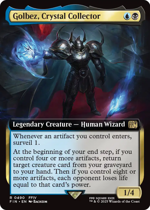 Golbez, Crystal Collector (Extended Art) (FIN-490) - FINAL FANTASY: (Extended Art) Foil