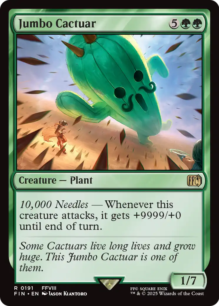 Jumbo Cactuar (FIN-191) - FINAL FANTASY