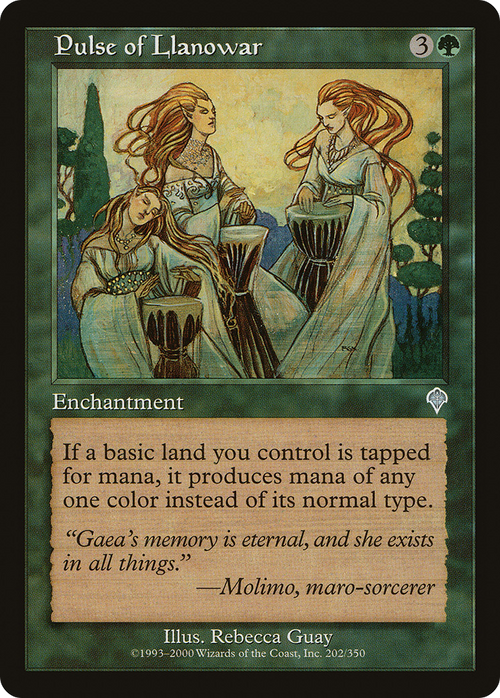 Pulse of Llanowar (INV-202) - Invasion Foil