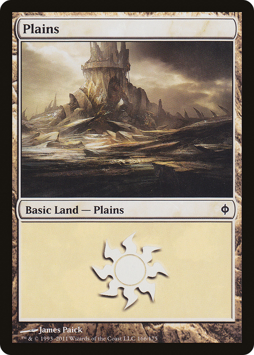 Plains (166) (NPH-166) - New Phyrexia Foil