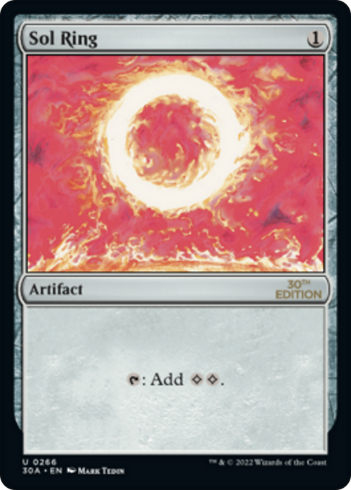 Sol Ring (266) (30A-266) - 30th Anniversary Edition