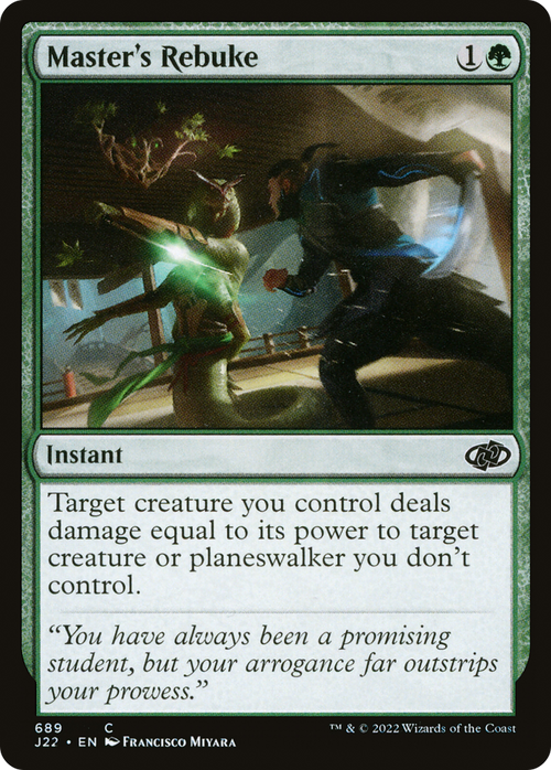Master's Rebuke (J22-689) - Jumpstart 2022