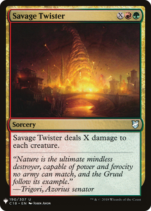 Savage Twister (LIST-C18-190) - The List