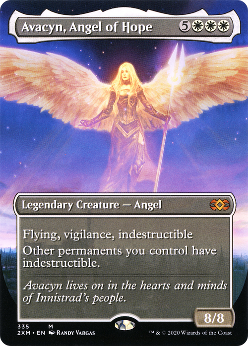 Avacyn, Angel of Hope (Borderless) (2XM-335) - Double Masters