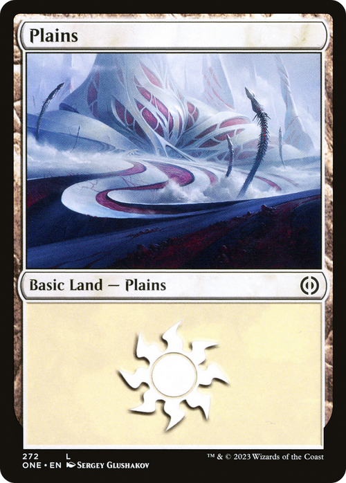 Plains (272) (ONE-272) - Phyrexia: All Will Be One Foil