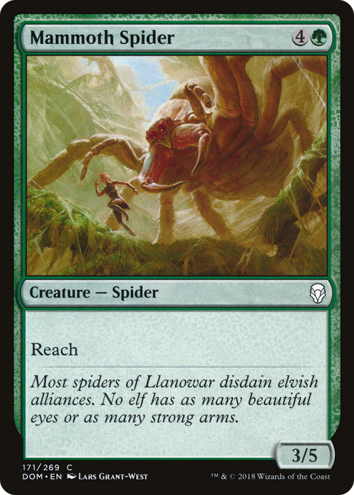 Mammoth Spider (DOM-171) - Dominaria Foil