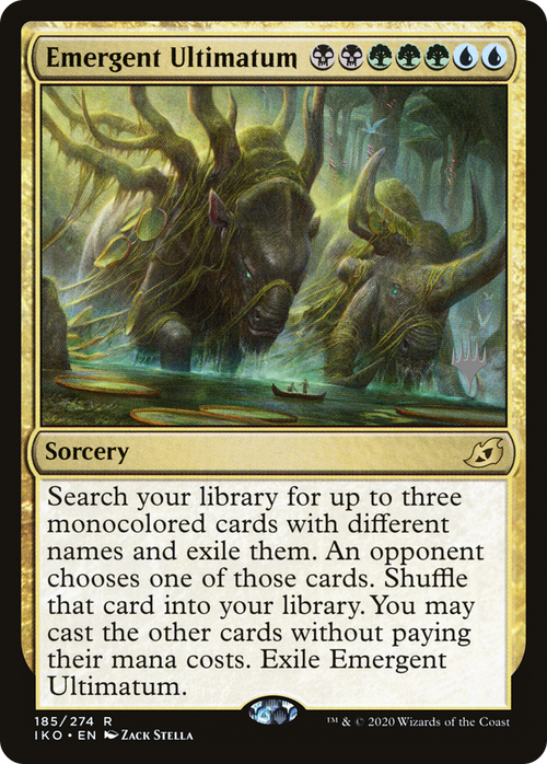 Emergent Ultimatum (PPIKO-185) - Ikoria: Lair of Behemoths Promos Foil