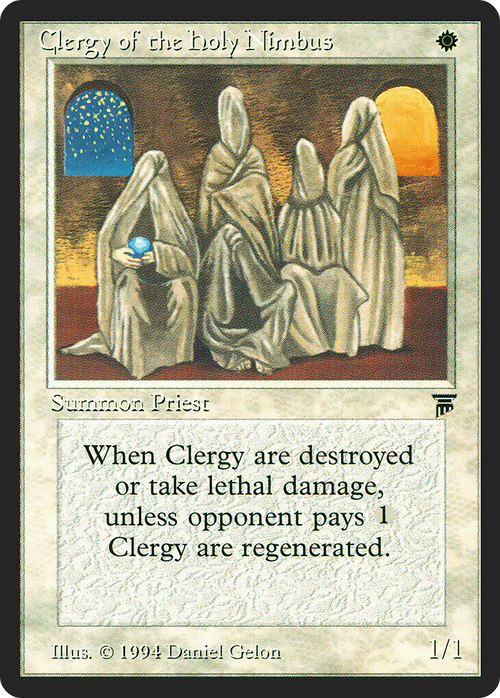 Clergy of the Holy Nimbus (LEG-) - Legends