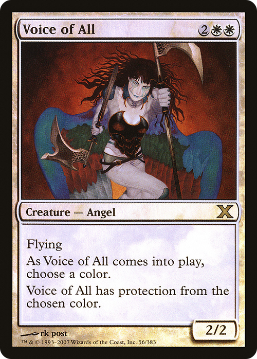 Voice of All (10E-56★) - Tenth Edition Foil