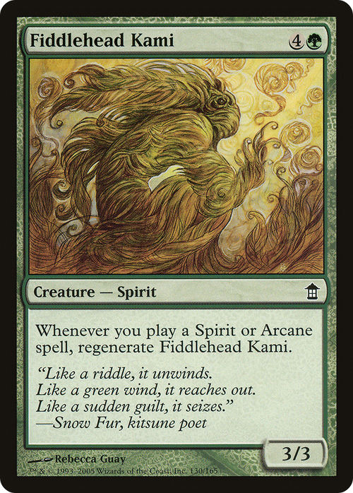 Fiddlehead Kami (SOK-130) - Saviors of Kamigawa