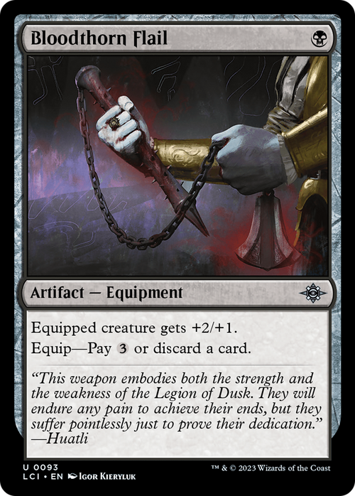 Bloodthorn Flail (LCI-093) - The Lost Caverns of Ixalan