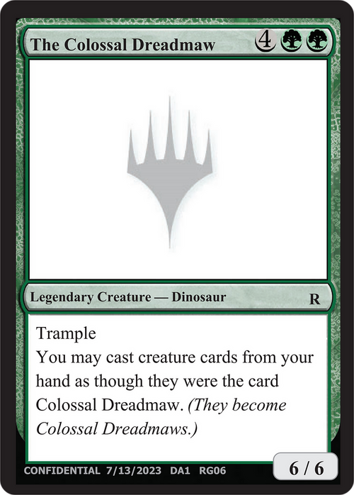 The Colossal Dreadmaw (UNK-) - Unknown Event