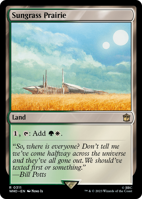 Sungrass Prairie (WHO-311) - Doctor Who Foil