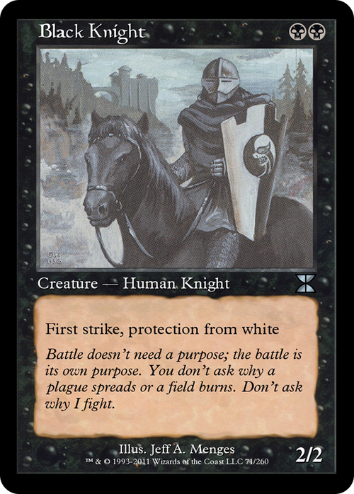 Black Knight (ME4-071) - Masters Edition IV Foil