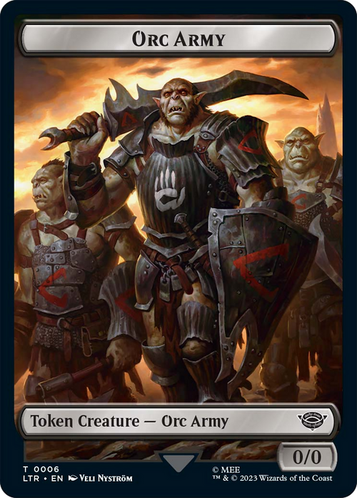 Orc Army (TLTR-006) - Tales of Middle-earth Tokens Foil