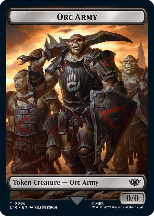 Orc Army (TLTR-006) - Tales of Middle-earth Tokens