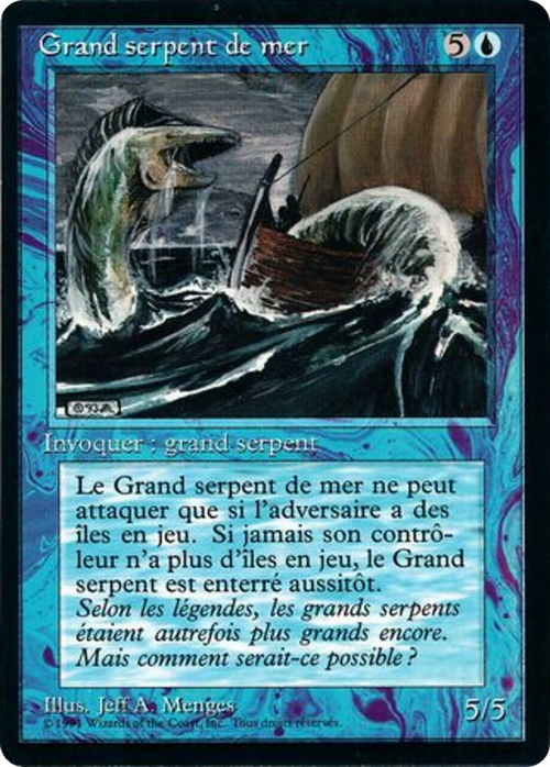 Sea Serpent (FBB-) - Foreign Black Border