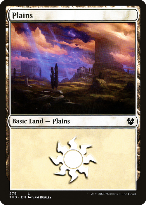 Plains (279) (THB-279) - Theros Beyond Death Foil