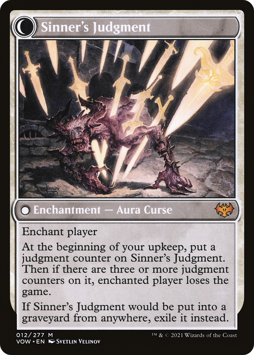 Faithbound Judge (VOW-012) - Innistrad: Crimson Vow: (Double Faced Transform) Foil
