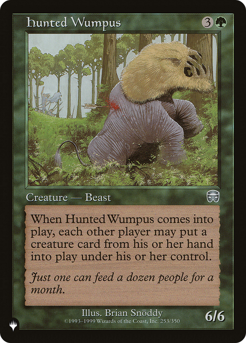 Hunted Wumpus (LIST-MMQ-253) - The List