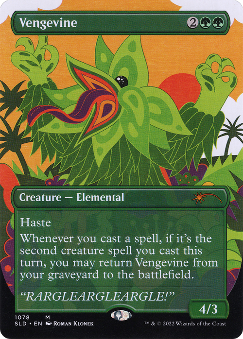 Vengevine (SLD-1078) - Secret Lair Drop (Borderless)