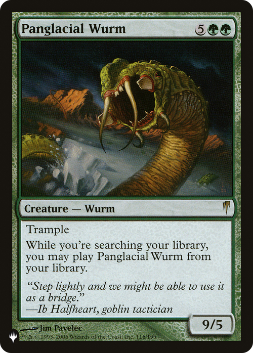 Panglacial Wurm (PLST-CSP-116) - The List