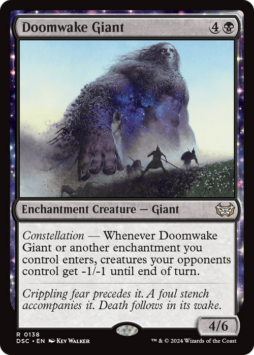 Doomwake Giant (DSC-138) - Duskmourn: House of Horror Commander: (enchantment)