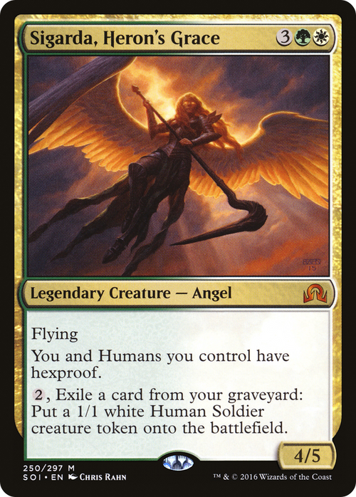 Sigarda, Heron's Grace (SOI-250) - Shadows over Innistrad Foil