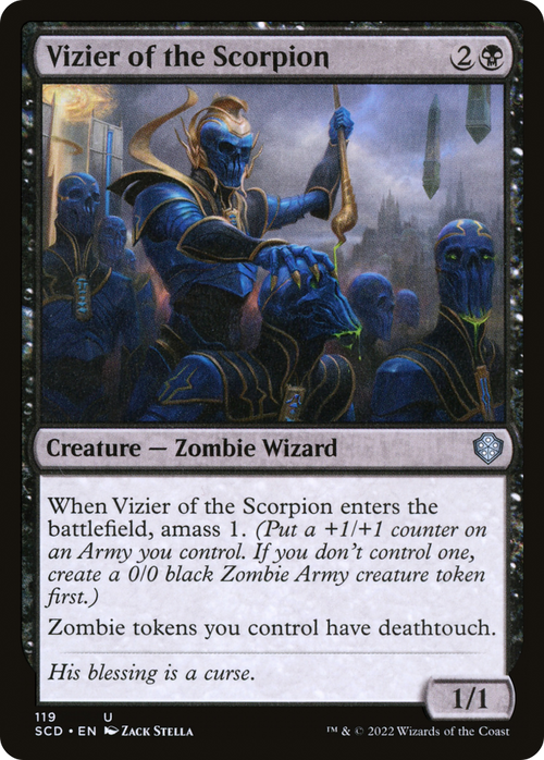 Vizier of the Scorpion (SCD-119) - Starter Commander Decks