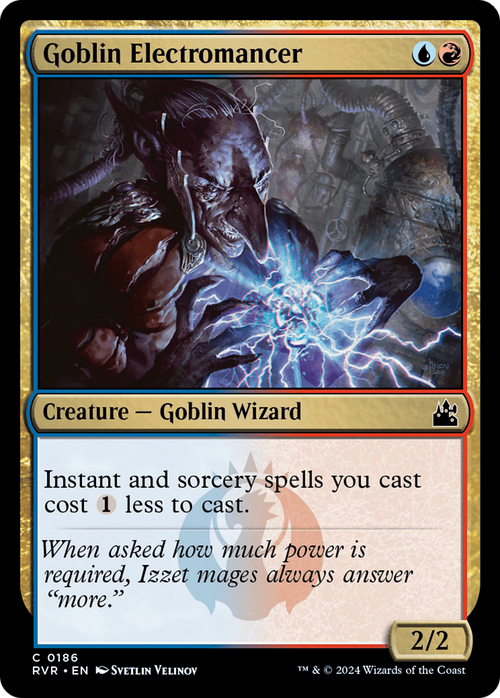 Goblin Electromancer (RVR-186) - Ravnica Remastered Foil
