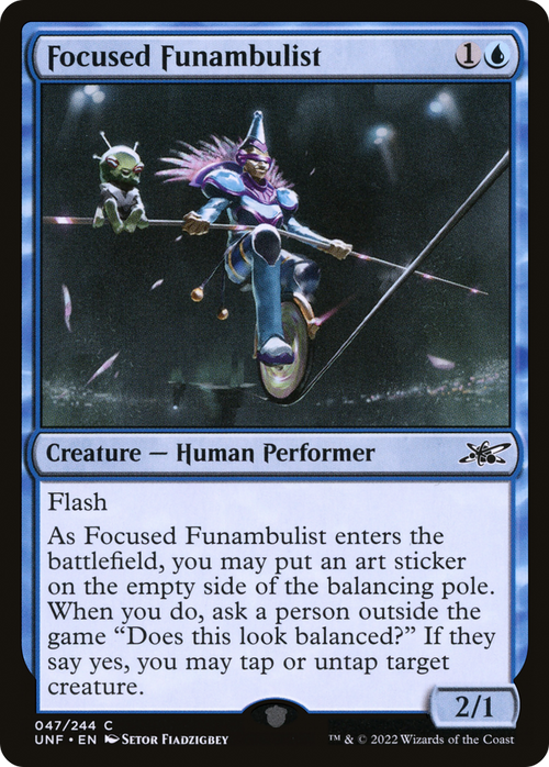 Focused Funambulist (UNF-047) - Unfinity Foil