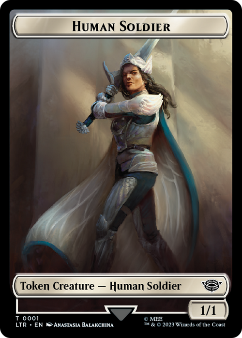 Human Soldier (TLTR-001) - Tales of Middle-earth Tokens
