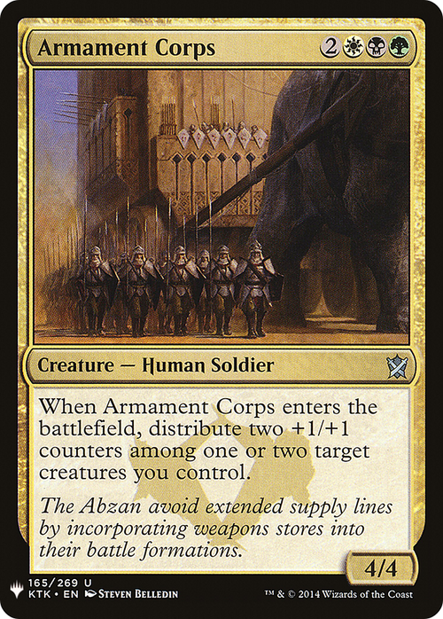Armament Corps (LIST-KTK-165) - The List