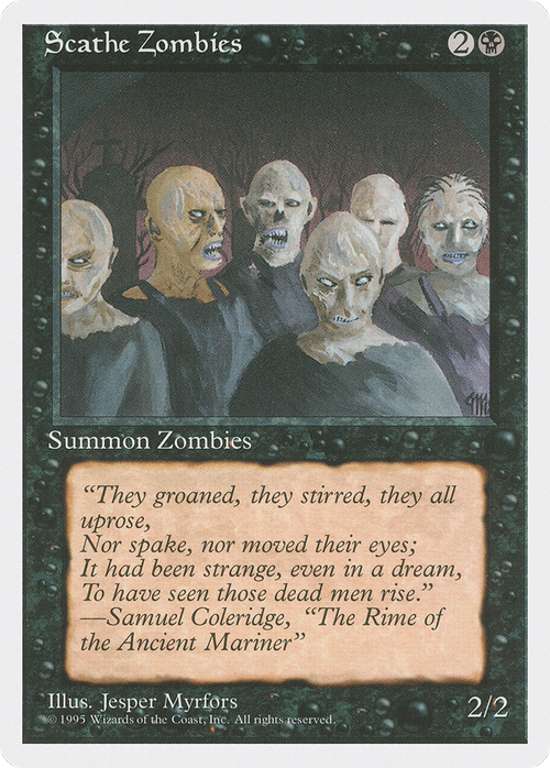 Scathe Zombies (4ED-) - Fourth Edition
