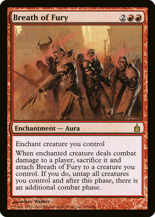 Breath of Fury (RAV-116) - Ravnica: City of Guilds Foil