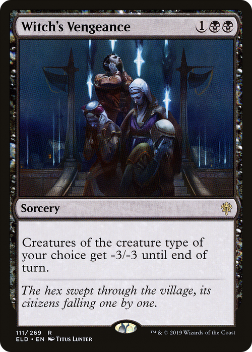 Witch's Vengeance (ELD-111) - Throne of Eldraine Foil