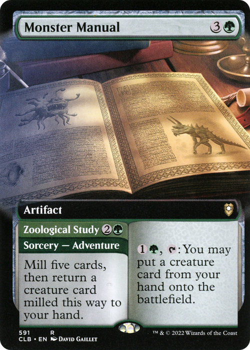 Monster Manual (Extended Art) (CLB-591) - Commander Legends: Battle for Baldur's Gate: (Extended Art)